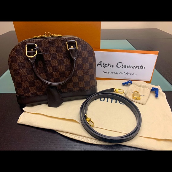 Louis Vuitton Alma BB in Damier Ebene - Picture 1 of 8